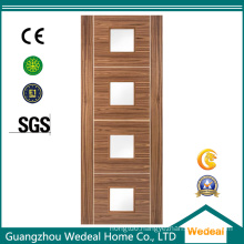 MDF HDF High Quality Wooden Veneer Door for Hotels